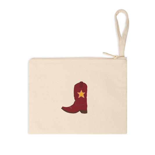 Cowboy Boot Zipper Pouch | Western Accessory